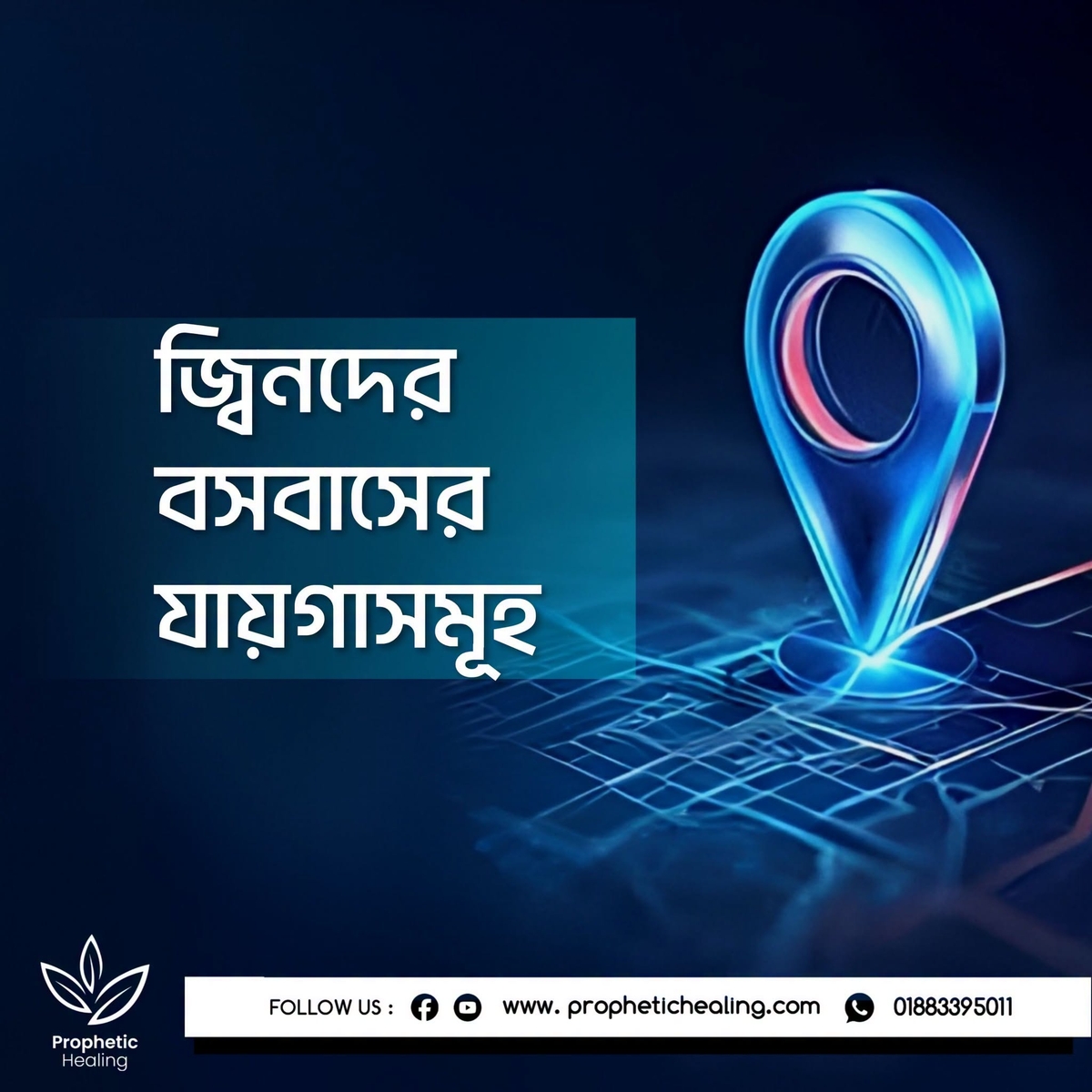 জ্বিনদের বসবাসের জায়গাসমূহ